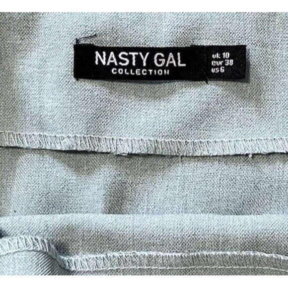 Y2K Miniskirt Nastygal/Forever 21 Lot Of 2 Small Medium Blue Pink Solid Stripes - Picture 4 of 12